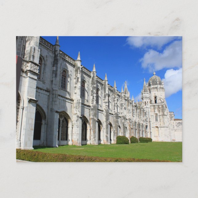 Jeronimos Monastery in Belem, Lisbon, Portugal Postcard (Front)
