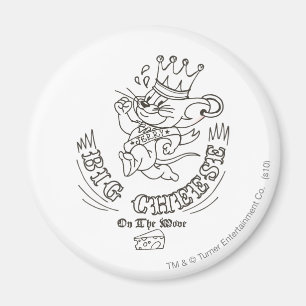 Jerry Big Cheese On The Moon 1 Magnet