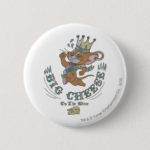 Jerry Big Cheese On The Moon 2 Inch Round Button