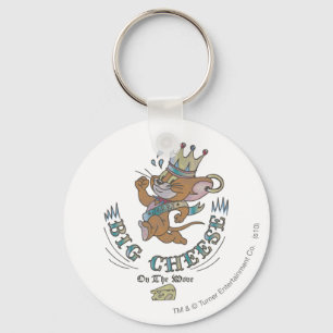 Jerry Big Cheese On The Moon 2 Keychain