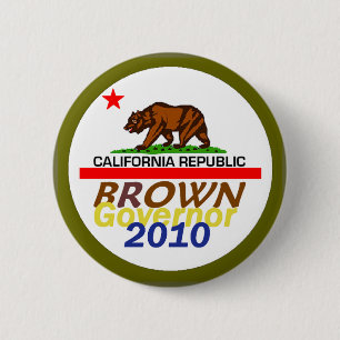Jerry BROWN 2010 Button