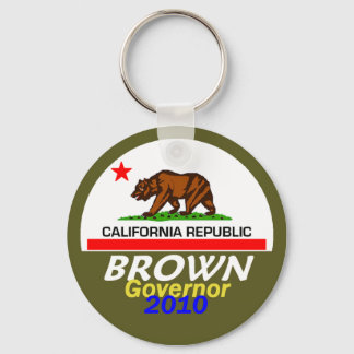 Jerry BROWN 2010 Keychain