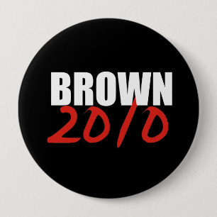 JERRY BROWN Election Gear 4 Inch Round Button