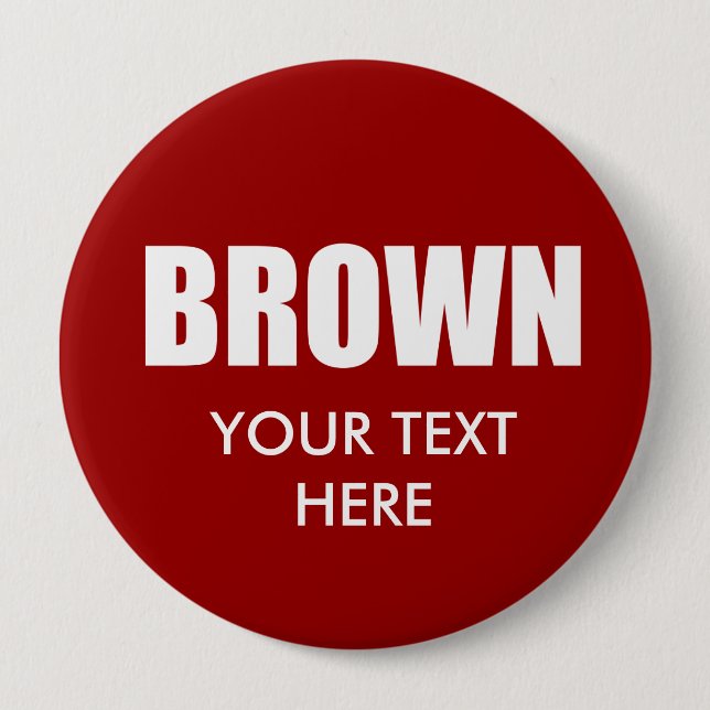JERRY BROWN Election Gear 4 Inch Round Button (Front)