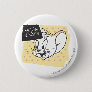 Jerry Cheese 2 Inch Round Button