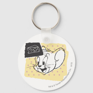 Jerry Cheese Keychain