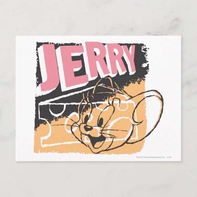 Jerry Face on Cheese Postcard (Front)