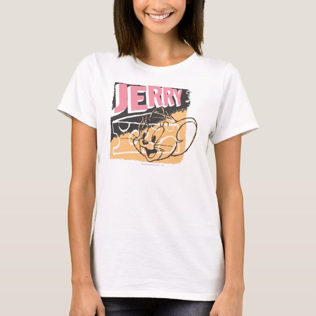 Jerry Face on Cheese T-Shirt (Front)