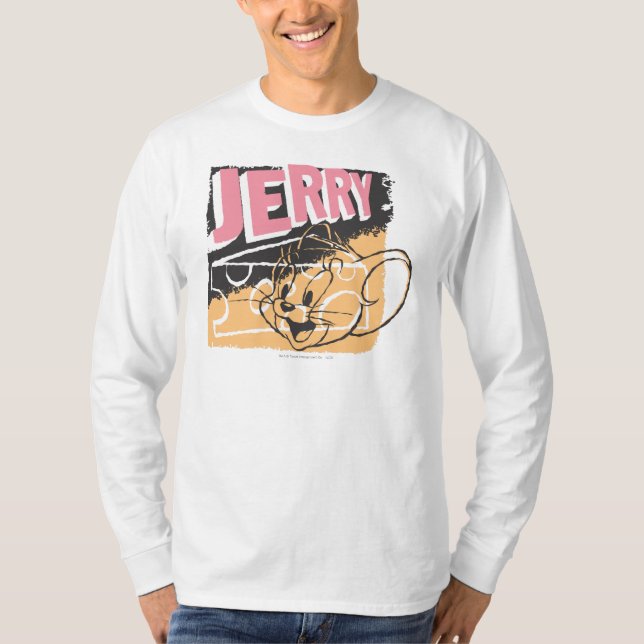 Jerry Face on Cheese T-Shirt (Front)