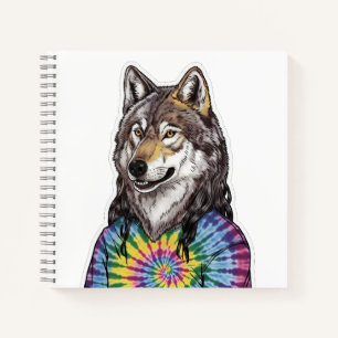Jerry Garcia wolf  Notebook
