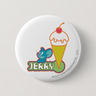 Jerry Ice Cream 2 Inch Round Button