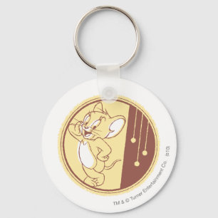 Jerry In Circle Keychain