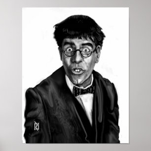 JERRY LEWIS; WHAT A NUTTY  CHARACTER  POSTER