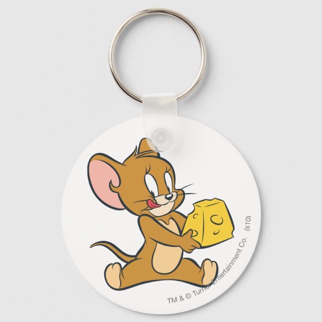 Jerry Likes His Cheese Keychain (Front)