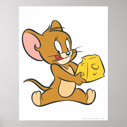 Jerry Likes His Cheese Poster Zazzle Ca