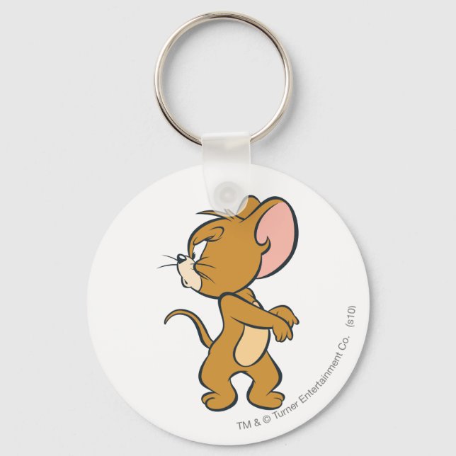 Jerry Looking Back Annoyed Keychain (Front)
