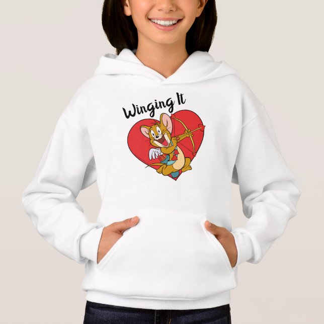Jerry Mouse Dressed as Valentine Cupid (Front)
