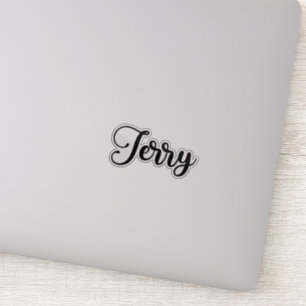 Jerry Name - Handwritten Calligraphy