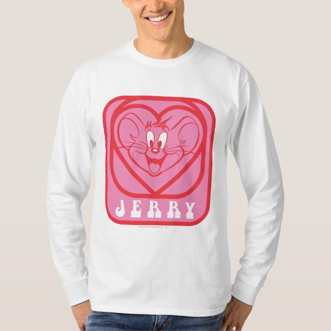 Jerry Pink Hearts T-Shirt (Front)