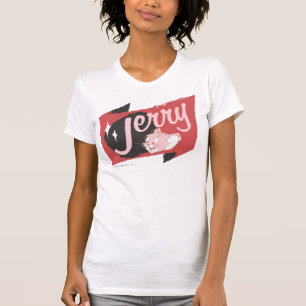 Jerry Red and Black Logo T-Shirt