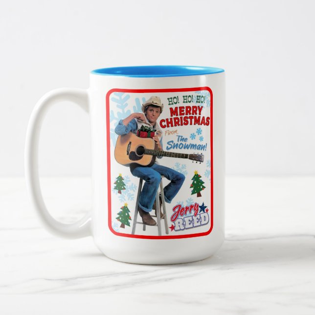 Jerry Reed Merry Christmas Mug (Left)