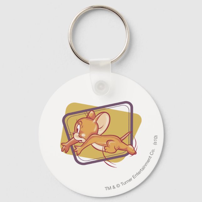 Jerry Running Scared Keychain (Front)