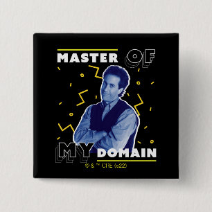 Jerry Seinfeld   Master of My Domain 2 Inch Square Button
