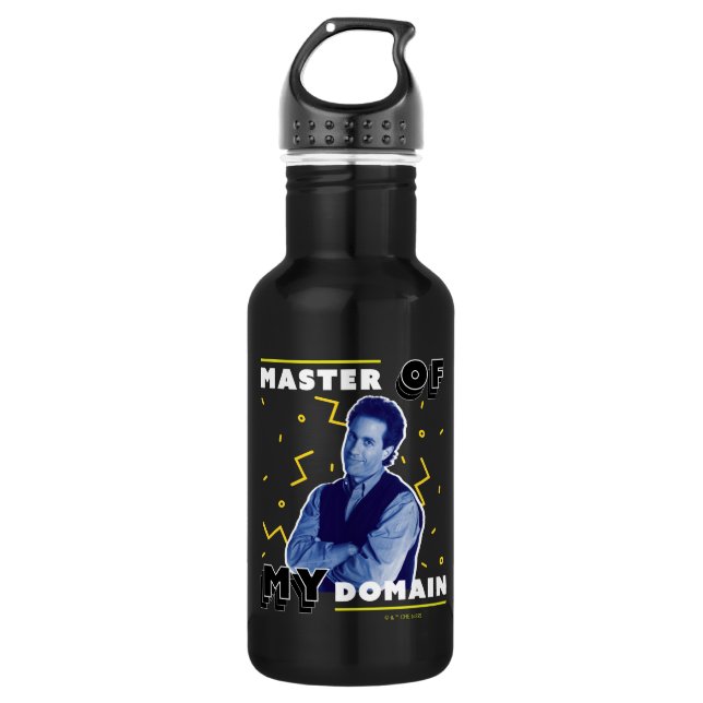Jerry Seinfeld | Master of My Domain 532 Ml Water Bottle (Front)