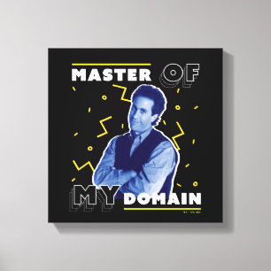 Jerry Seinfeld Master of My Domain Canvas Print