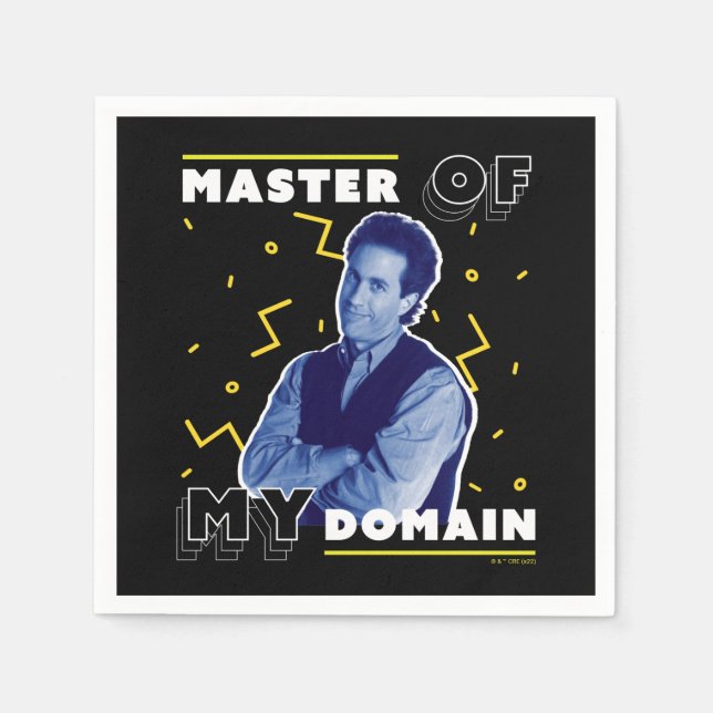 Jerry Seinfeld | Master of My Domain Napkin (Front)