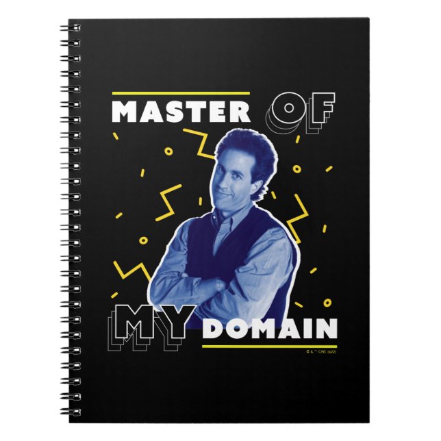 Jerry Seinfeld | Master of My Domain Notebook (Front)