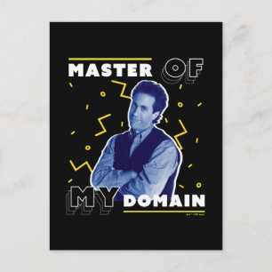 Jerry Seinfeld Master of My Domain Postcard