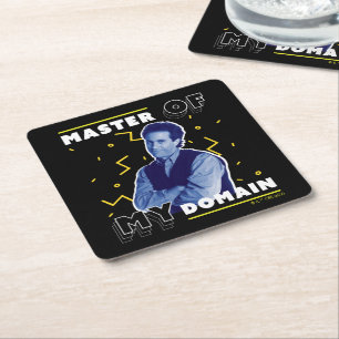 Jerry Seinfeld   Master of My Domain Square Paper Coaster