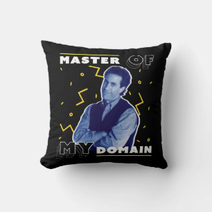 Jerry Seinfeld   Master of My Domain Throw Pillow