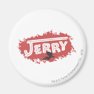 Jerry Silhouette Logo Magnet