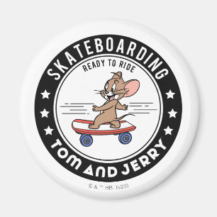 Jerry Skateboarding - Ready To Ride Magnet