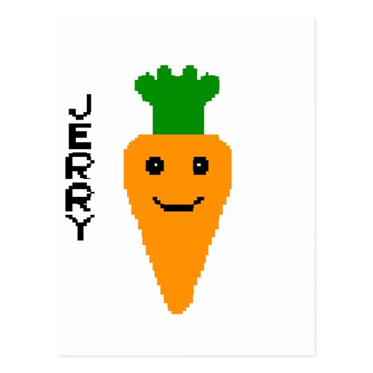 Jerry The Carrot Postcard