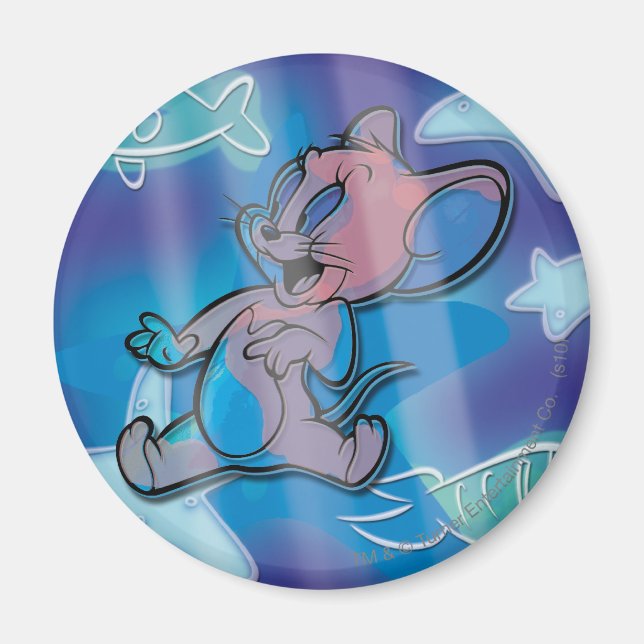 Jerry Trippy Fish Magnet (Front)