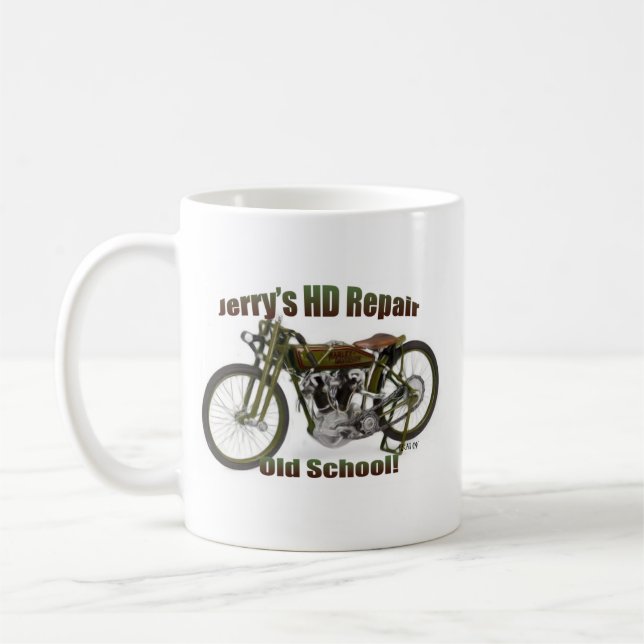 Jerry's HD Repair Coffee Mug, Old School! Coffee Mug (Left)