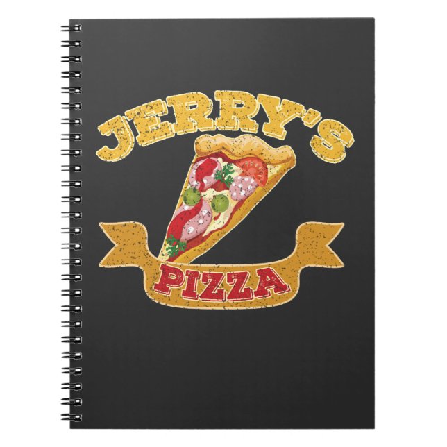 Jerrys Pizza  Notebook (Front)