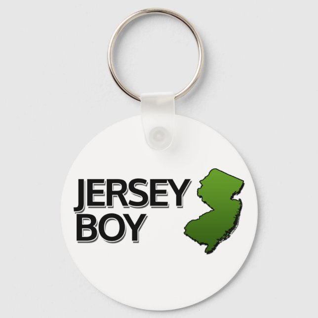 Jersey Boy Keychain (Front)