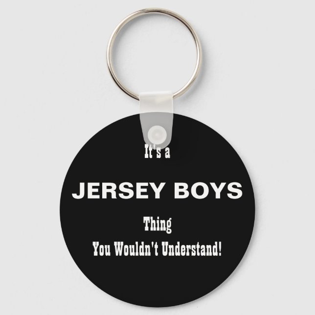 Jersey Boys Keychain (Front)
