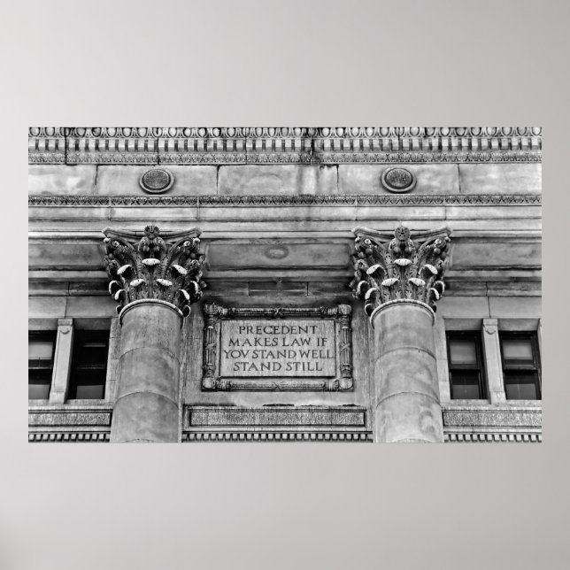 Jersey City Courthouse:  Precedent Poster (Front)