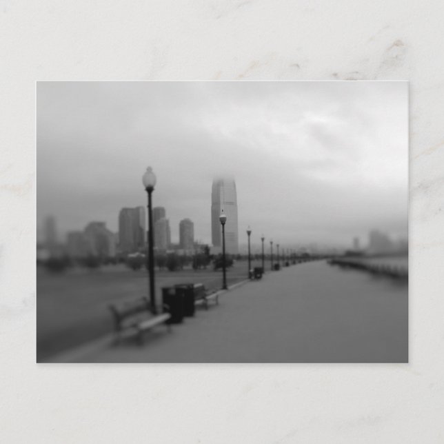 Jersey City From Liberty State Park Postcard (Front)