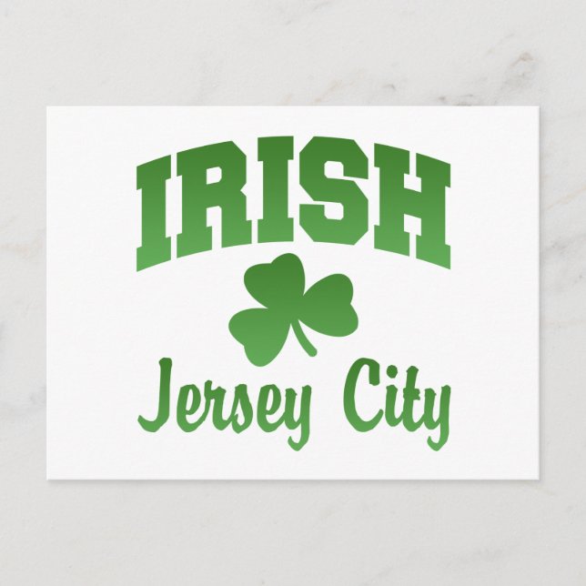 Jersey City Irish Postcard (Front)