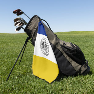 Jersey City (New Jersey) city flag Golf Towel