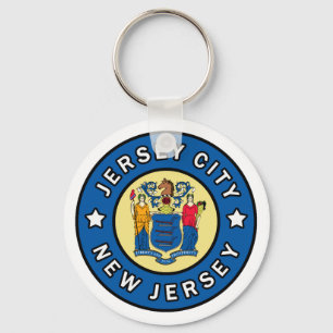 Jersey City New Jersey Keychain