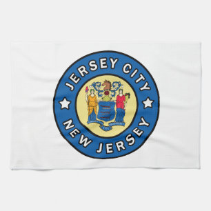 Jersey City New Jersey Kitchen Towel