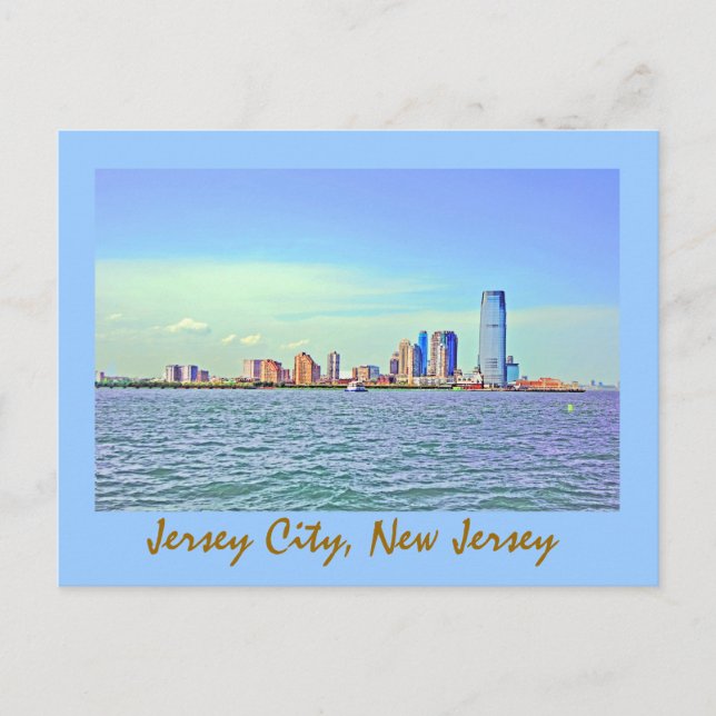 Jersey City, New Jersey, U.S.A. Postcard (Front)