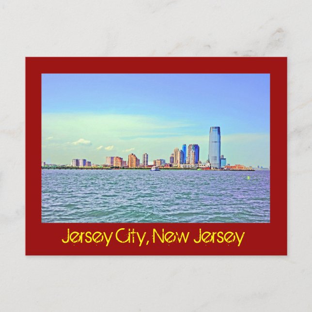 Jersey City, New Jersey, U.S.A. Postcard (Front)